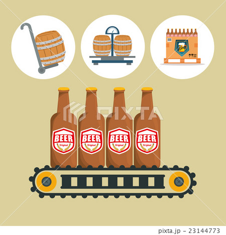 Beer Industry Designのイラスト素材 23144773 Pixta