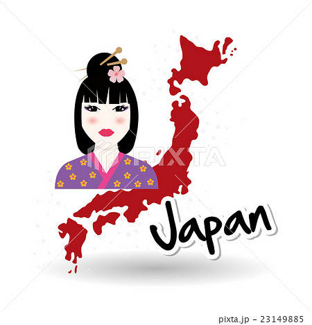 Flat illustration of japan design 23149885