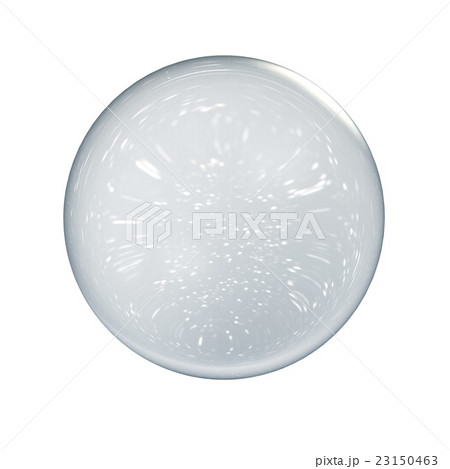 Abstract transparent glass sphere 23150463