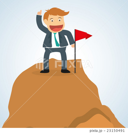 Flat illustration about success design Flat illustration about success design 23150491