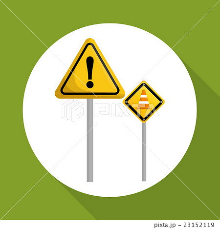 Industrial security design. road sign Industrial security design. road sign 23152119