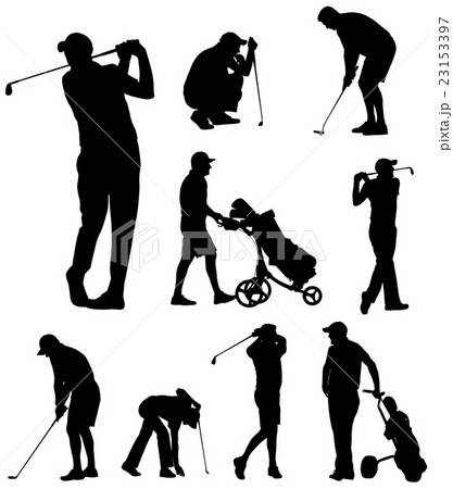 golfers silhouettes collection golfers silhouettes collection 23153397