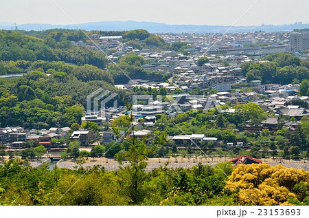 大吉山展望台から眺める宇治市の町並み 23153693