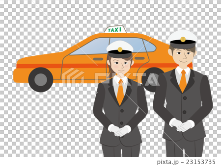 出租車和男人和女人的司機 23153735