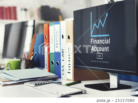 Financial Account Money Cash Growth Analysis Concept 23157080
