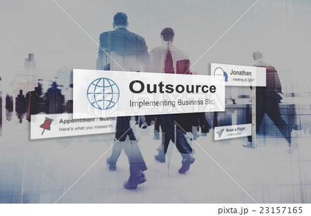 Outsource Task Contract Work Supplier Concept 23157165