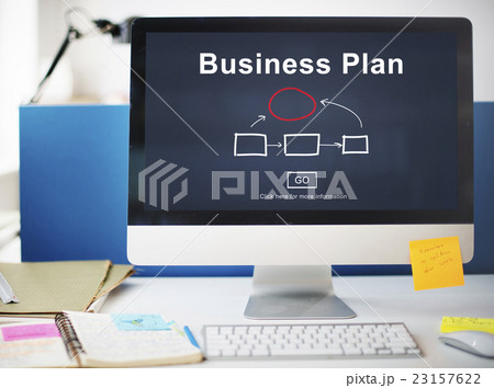 Business Plan Marketing Strategy Vision Planning Concept 23157622