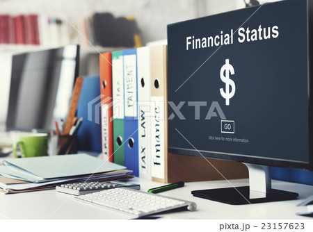 Financial Status Money Cash Dollar Sign Concept 23157623