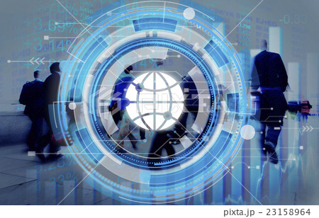 Digital Blue Hud Interface Global Concept 23158964