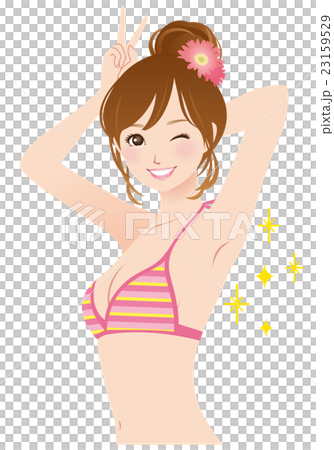 Aside beauty young woman 23159529