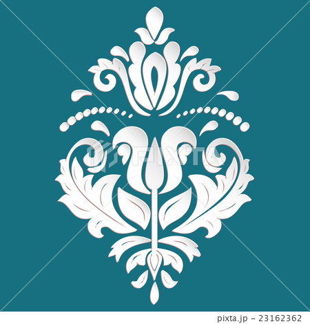 Oriental Vector Pattern With 3D Elements Oriental Vector Pattern With 3D Elements 23162362