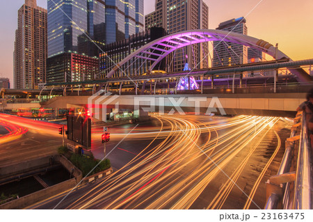 Modern building at night 23163475