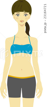 スポーツウエアを着た女性2 スポーツウエアを着た女性2 23164721