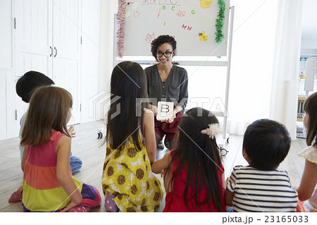 子供英会話　授業風景 23165033