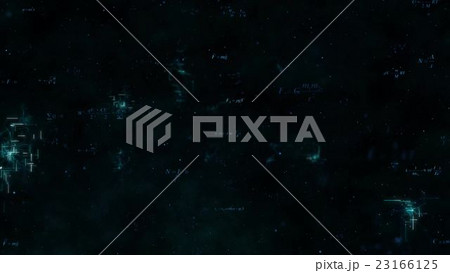 floating formules on the dark background 3d 23166125