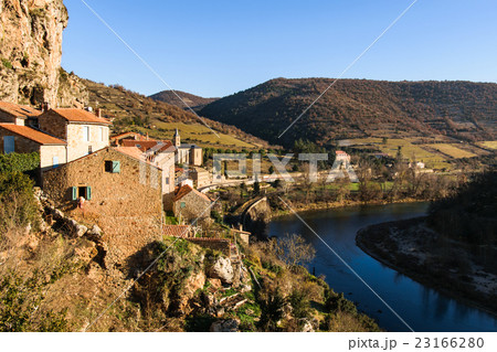 Village Peyre river Tarn, France Village Peyre river Tarn, France 23166280