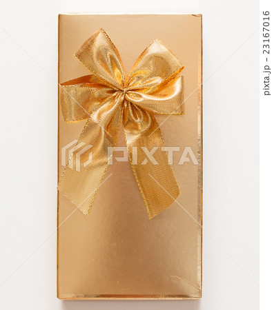 present with gold bow 23167016