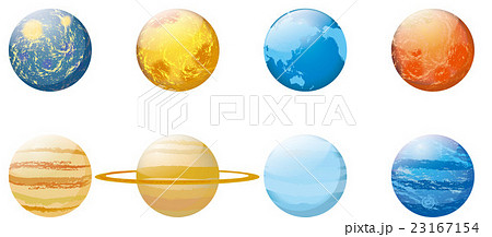 惑星のイラスト素材 23167154 Pixta