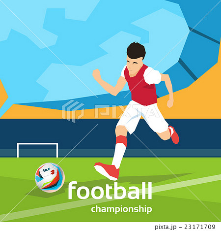 Football Player Kick Ball Sport Championship 23171709