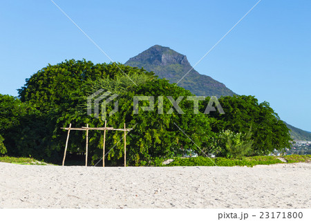 Beach of Flic en flac overlooking Beach of Flic en flac overlooking 23171800