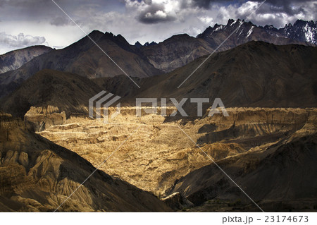 Beautiful aerial view of moonland  23174673