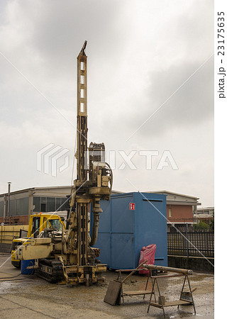 Borehole for soil testing or environmental survey Borehole for soil testing or environmental survey 23175635