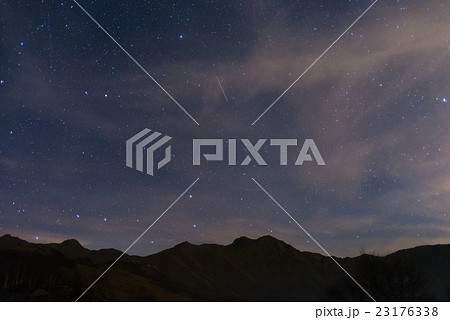 Starry sky with Ursa Major from the Alps 23176338