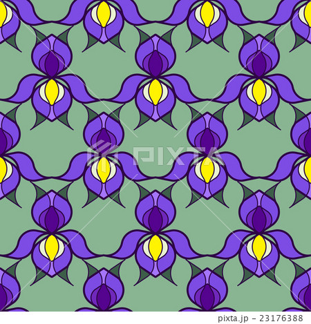Stylized Iris Background 23176388