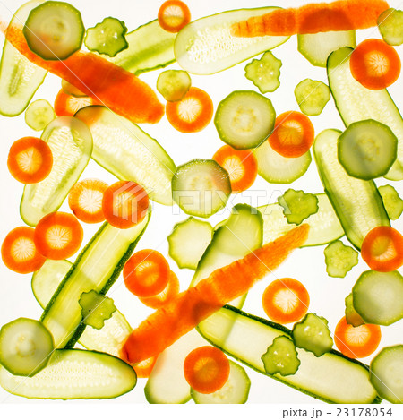fresh vegetable slices fresh vegetable slices 23178054