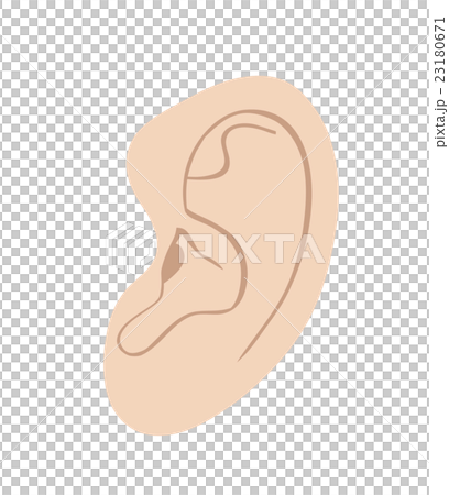 Illustration of ears _ skin color 23180671