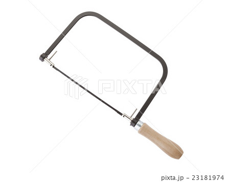 Fret saw on white background 23181974