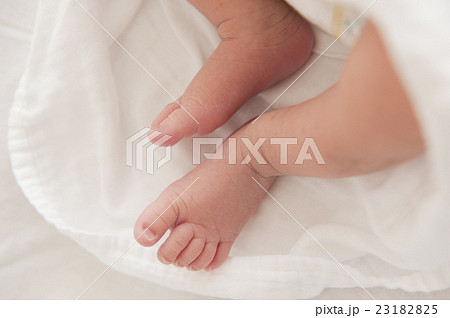 赤ちゃんの足 新生児の写真素材 2315