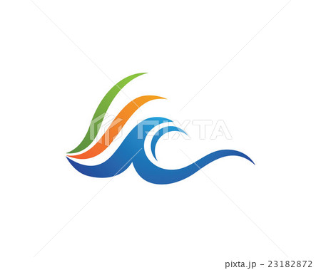 Water wave Logo Template Water wave Logo Template 23182872