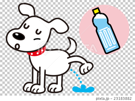 Dog urine illustration 23183882