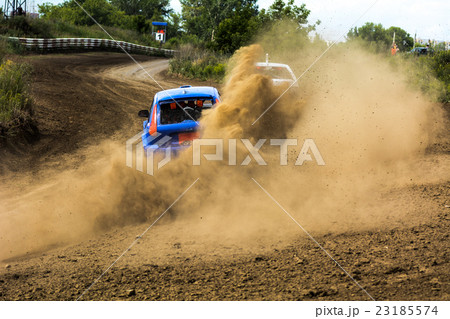 Cars on the autocross. Cars on the autocross. 23185574