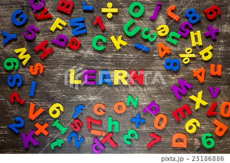 Education concept with colorful letters 23186886