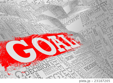 Goal word cloud business concept 23187205