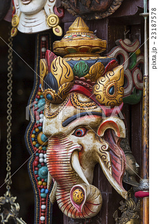 souvenirs in street shop at Durbar Square in Ka 23187578