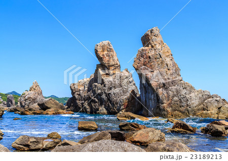 橋杭岩　紀州串本 23189213