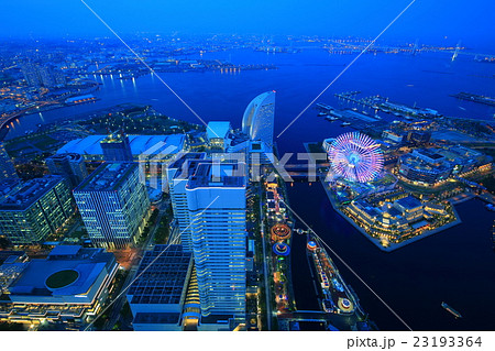 横浜みなとみらいの夜景 23193364