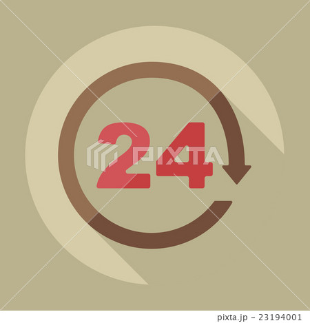 Flat concept, set modern design with shadow Flat concept, set modern design with shadow 23194001