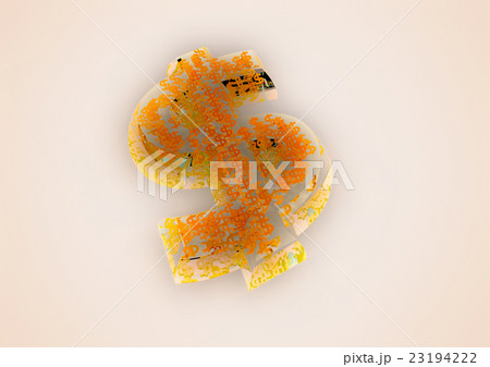 Currency sign the dollar. 3D render. Currency sign the dollar. 3D render. 23194222
