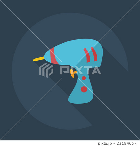 Flat modern design with shadow icons drill 23194657