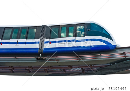 Electric monorail train modern public transport 23195445