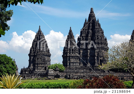 Prambanan temple near Yogyakarta on Java island Prambanan temple near Yogyakarta on Java island 23198694