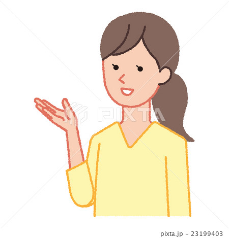 案内をする女性 23199403