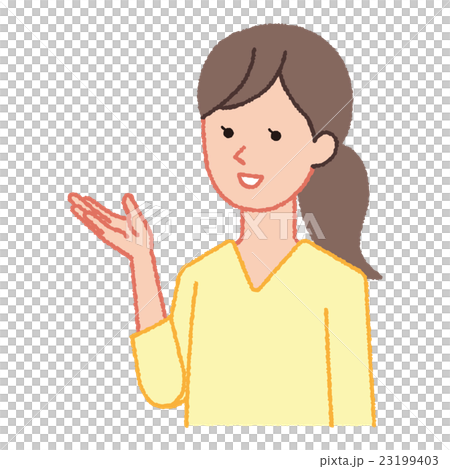 案内をする女性 23199403