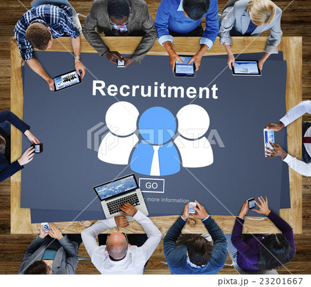 Recruitment Hiring Employment Human Resources Concept Recruitment Hiring Employment Human Resources Concept 23201667