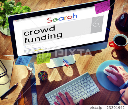 Crowd Funding Imvestment Funding Financial Concept Crowd Funding Imvestment Funding Financial Concept 23201942
