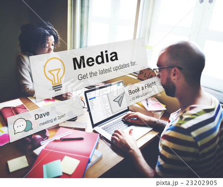 Media Communication Online Information Concept 23202905